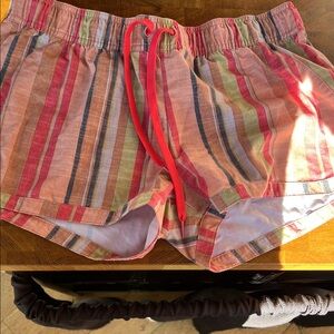Prana Colorful Striped Women's Athletic Shorts